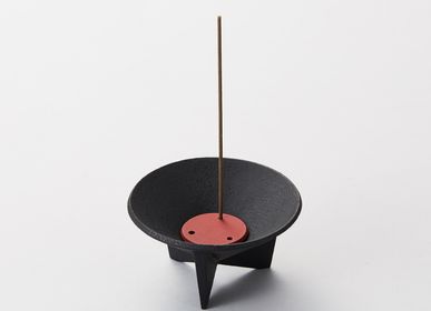 Decorative objects - Cast Iron Incense Holder/Maru - CHUSHIN KOBO