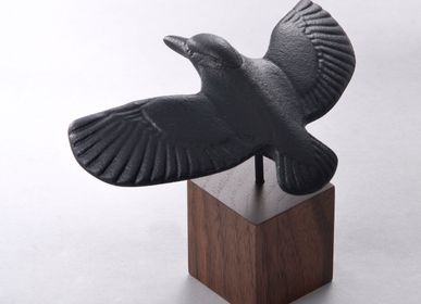 Objets de décoration - Ornement en fonte/Kingfisher/L - CHUSHIN KOBO