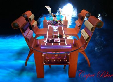 Dining Tables - CAPRI BLUE / Table and Chairs - MEGUMI H DESIGN
