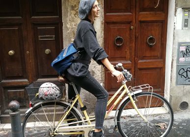 Bags and totes - Handmade  Bike bag, messenger, in cordura - ELENA KIHLMAN