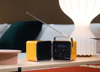 Enceintes et radios - radio.cubo 50° jaune - BRIONVEGA
