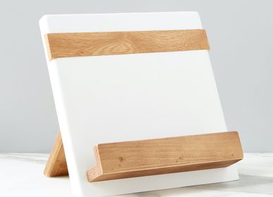Range-tout - Support blanc pour iPad/livre de cuisine - ETÚHOME