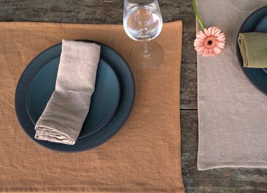 Linge de table textile - Linge de table - COULEUR CHANVRE