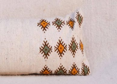 Fabric cushions - Lunja Handwoven Berber Lumbar Pillow Cover  - FOLKS & TALES
