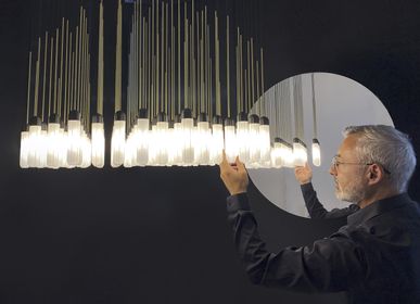 Hanging lights - RANGE OF PORCELAIN CHANDELIERS  - OCTAVIO AMADO