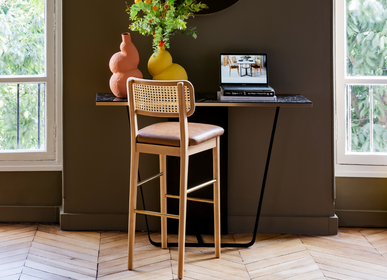 Tabourets pour collectivités - Tabouret cannage haut - RED EDITION