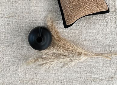 Tapis - tapis tissé coton "projet", tapis jute tissé de façon artisanale, tapis chindi - OPJET