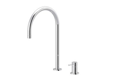 Robinets de cuisine - Plug | 2-hole single-lever kitchen mixer, great swivel spout 250mm, pull-out aerator - RVB