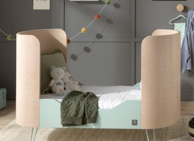 Children's bedrooms - Green scalable bed Galopin - SAUTHON