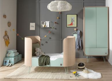 Children's bedrooms - Green scalable bed Galopin - SAUTHON