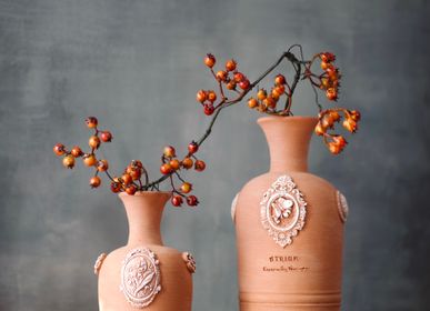 Vases - Anastasia , Terracotta Vase , Flower Vase - ATRIUM DESIGN STUDIO