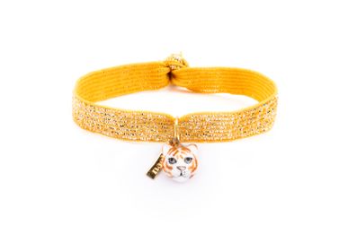Jewelry - Gold Elastic Charm's - Tiger - NACH