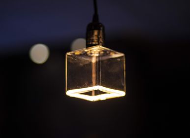 Lightbulbs for indoor lighting - LED FLOATING CUBE CLEAR GLASS - SEGULA LED LIGHTING
