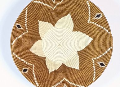 Other wall decoration - Magic Protea sisal basket, 40cm, Southern Africa - MALKIA HOME