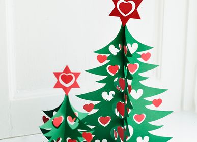 Autres décorations de Noël - Sapin de Noël, coeurs, double  - LIVINGLY