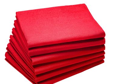 Table linen - Cambrai Cerise / Tablecloth and napkin - COUCKE