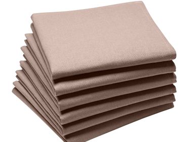 Linge de table textile - Cambrai Truffe / Nappe et serviette - COUCKE