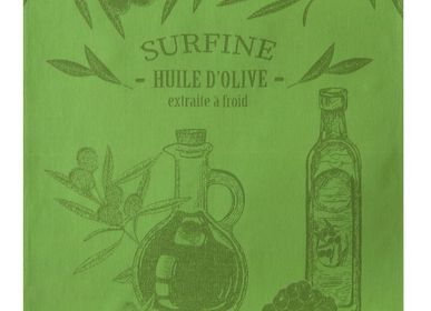 Tea towel - Bouteille Huile Surfine / Tea towel - COUCKE
