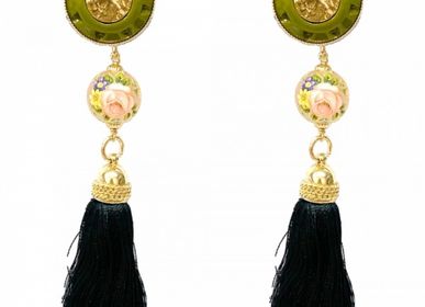 Bijoux - Boucles d'oreilles Kyoto perle - JULIE SION