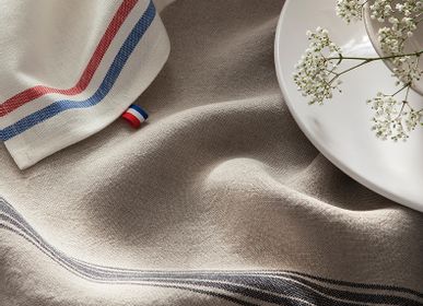 Torchons textile - Tricolore Naturel / Torchon lin - COUCKE
