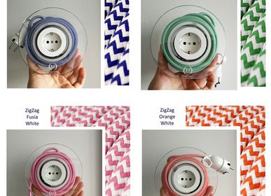Design objects - Extension Cord for 2 Plugs - Over 80 Colors - OH INTERIOR DESIGN