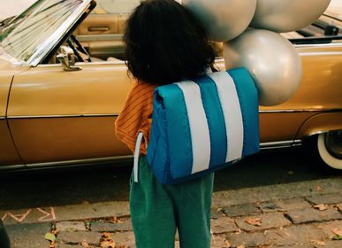 Bags and backpacks - Blue Cotton Candy Backpack  - MINI KYOMO