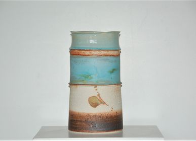 Vases - Vase "Bambou" - BLEU TERRE