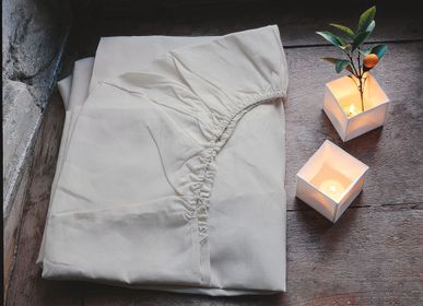 Linge de lit - Ontario Naturel - Drap housse lin métis - ALEXANDRE TURPAULT