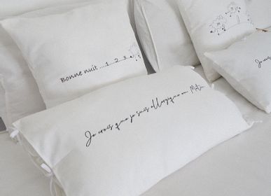 Cushions - The “Nuits blanches” message cushions  - &ATELIER COSTÀ