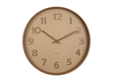 Clocks - Wall Clock Pure wood grain - PRESENT TIME