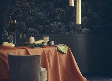 Linge de table textile - Florence Cuivre - Serviette, set, tête à tête et nappe - ALEXANDRE TURPAULT