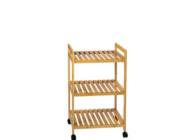 Bathroom storage - 3 tier bamboo cart 46x35x74.5 cm BA22006  - ANDREA HOUSE