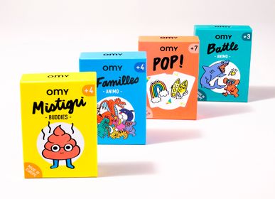 Children's games - GAMES - MISTIGRI / GO FISH / BATTLE / POP - OMY