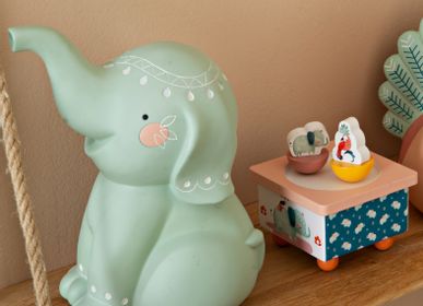 Children's decorative items - Elephant night light and Armand music box - AMADEUS LES PETITS