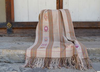 Throw blankets - Throw DHARMA - BHUTAN TEXTILES