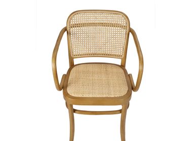 Chairs - Vega chair in elm wood 45x41x81 cm MU22016 - ANDREA HOUSE