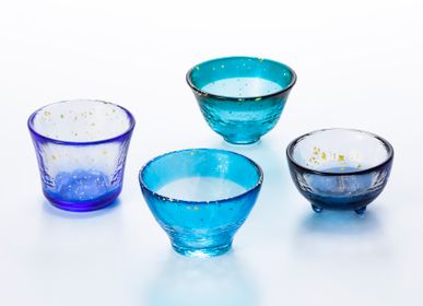 Glass - Blue sake glass set - ISHIZUKA GLASS CO., LTD.