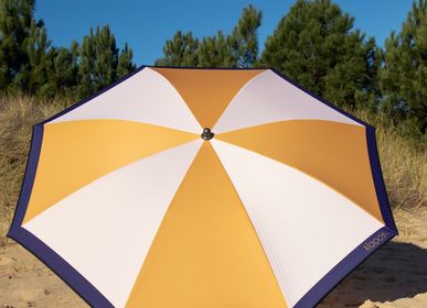 Objets design - Parasol de plage- Duetto jaune crème - Klaoos - KLAOOS