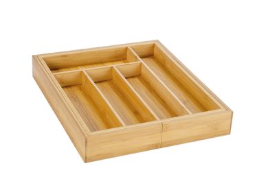 Kitchen utensils - BAMBOO EXTENS. CUTLERY TRAY 29/42X34X5 CC22196 - ANDREA HOUSE