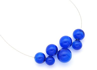 Jewelry - Blue Bubbles Necklace - LASFARGUES-CREATIONS
