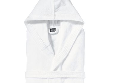 Other bath linens - White Hooded Bathrobe - ESSIX