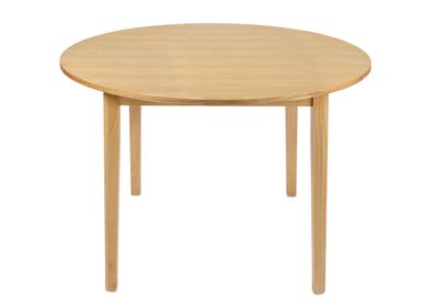 Dining Tables - Dining table in ash and pine wood Ø120x73 cm MU22013 - ANDREA HOUSE