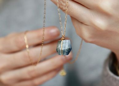 Jewelry - Cyan blue necklace - YLUME