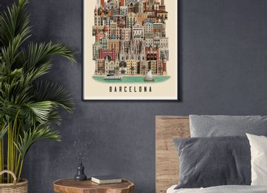 Affiches - Affiche Barcelone - MARTIN SCHWARTZ