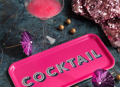 Trays - Cocktail - Pink - tray - coaster - JAMIDA OF SWEDEN
