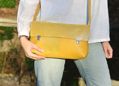 Bags and totes - Glitter leather Midi Céleste bag - LA CARTABLIÈRE