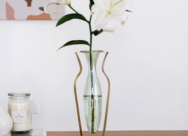 Vases - Vase haut Droplet - Menthe - KITBOX DESIGN