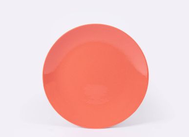 Kitchen utensils - The large round porcelain plate - Terracotta - OGRE LA FABRIQUE