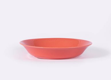 Flatware - The round porcelain soup plate - Terracotta - OGRE LA FABRIQUE