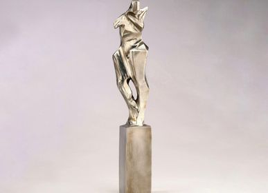 Sculptures, statuettes et miniatures - Figure Collection Sculpture en acier inoxydable/bronze - GALLERY CHUAN